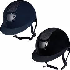 Kask Jeździecki HKM Shiny Diamond Czarny S/53-55 cm