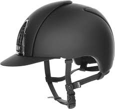 Kask jeździecki KEP Cromo Czarny z Kratką 51 cm