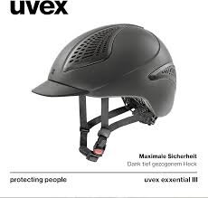 uvex exxential III – Lekki Kask Jeździecki Uniseks z Indywidualnym Dopasowaniem